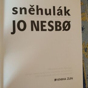 Jo Nesbo Snehulák - 2