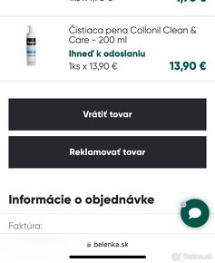 Collonil Clean + care pena na cistenie topánok a veci nova - 2