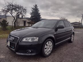 AUDI A3 SPORTBACK 2.0 TDI CR S LINE ROK VÝROBY 2009 - 2