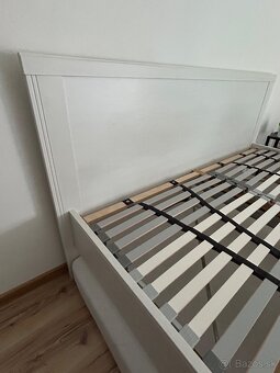 Postel Ikea 160x200 cm s rostami - 2