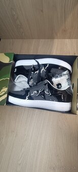 Bapesta topánky bape black grey - 2