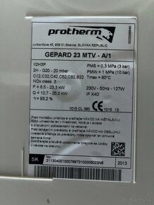 Protherm Gepard 23 MTV s prietokovým ohrevom TUV - 2