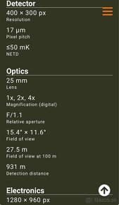 Termovizia Lahoux Spotter T / Guide Track IR25 - 2