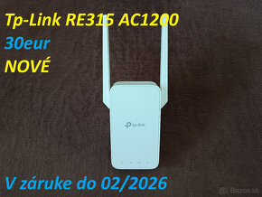 Extender Tp-Link RE315, USB kľúč SanDisk 256GB - 2