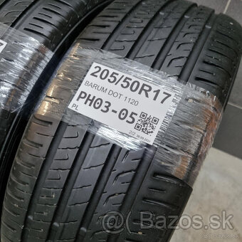 Letné pneumatiky 205/50 R17 BARUM DOT1120 - 2