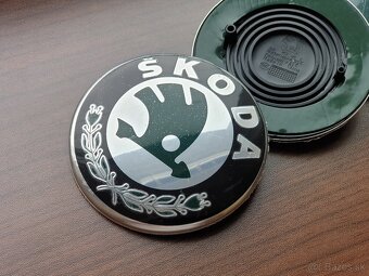 Znak Škoda 79mm / 80 mm • predný / zadný - 2