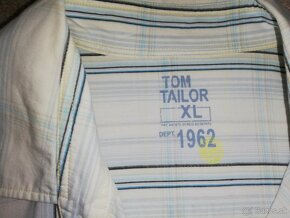 TOM TAILOR NOVÁ pánska krásna ľahká košeľa na leto, veľ XL - 2