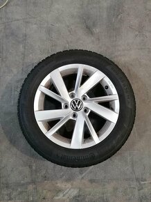 Predám originál VW zimnú sadu 5x112 R16, 205/55/16 - 2