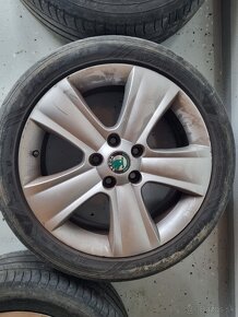 ALU Škoda R17 5x112 225/45 letné - 2