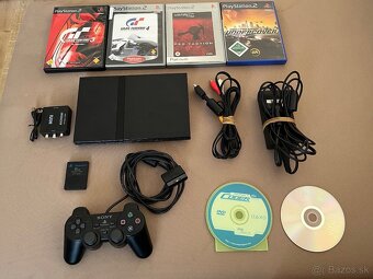 Playstation 2 Slim SCPH 75004 Komplet príslušenstvo - 2