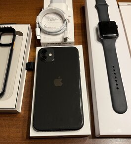 Iphone 11 128 GB + Apple Watch 3 42 mm „AKO NOVÉ“ - 2