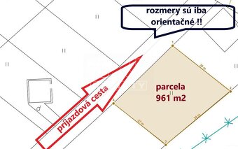 Stavebný pozemok, Kapušany pri Prešove, 961 m2 - 2