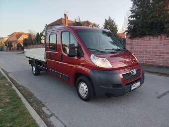 Peugeot boxer valník 2.2hdi 7 miestny - 2