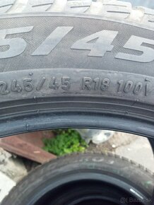 245/45 R 18 100V  zimné Run flat - 2