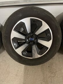 Hliníkové disky Subaru originál + letné gumy 225 / 60 R17  5 - 2