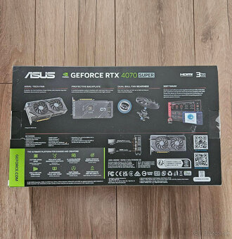 Predám ASUS RTX 4070 Super Dual [V ZÁRUKE] - REZERVOVANA - 2