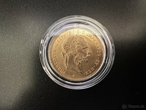 Zlata minca 4FL - 10 frank Frantisek Jozef I. 1892 - 2