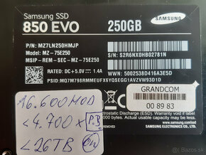 SSD 250GB SAMSUNG 850EVO V-NAND SATA3 (6.0Gbps) - 2