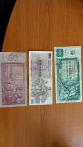 500kcs,100korun,50korun z 1964 - 2