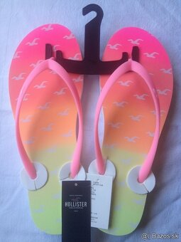 FLIP-FLOP šľapky HOLLISTER  veľ. S ombré - 2