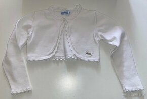 Detský biely sveter/bolerko Mayoral veľkosť 92 - 2