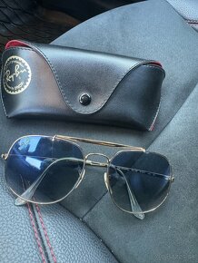 Rayban okuliare zlate modre sklo - 2