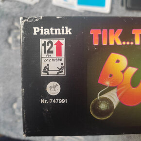 Tik tak bum 12+ a junior 5+ , bomba 1 ks - 2