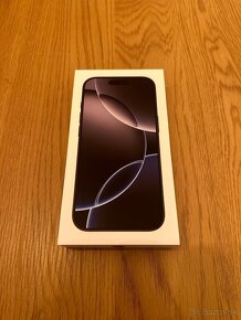 iPhone 16 Pro 128 gb Black Titanium - nerozbalený, záruka - 2