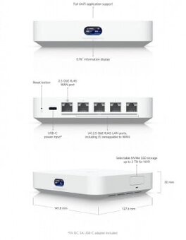 UniFi Cloud Gateway MAX nový NEROZBALENÝ zár. 24. mesiacov - 2