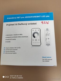 Predám 4-kan. set pre č/b LED pás - 2