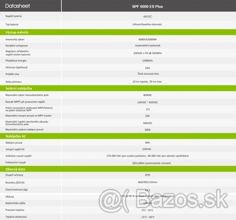 Growatt SPF 6000ES plus menič 6kW 48V Wi-fi 2 - 2