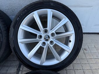 5x112 R17 original Skoda Octavia 3 TERON letné pneu 6,5-7mm - 2