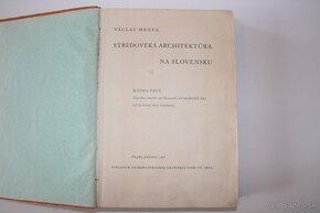 Václav Mencl: STREDOVEKÁ ARCHITEKTÚRA NA SLOVENSKU - 2