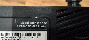 Tp Link Archer AX20 + TP Link extender RE200 - 2