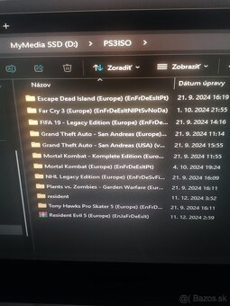 PS3. 320GB čipnute HEN+ 2 ovládače - 2