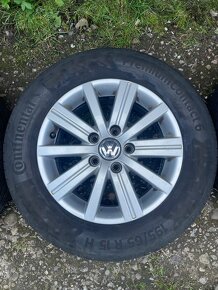 5x112 r15 elektróny VW + 195/65 r15 letné pneu Continental - 2