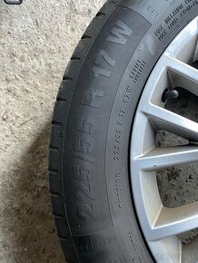 Volkswagen 5x112 letné PNEU 225/55 R17 - 2