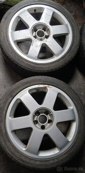 Predám elektróny 5x100 225/45 r17 ET32 original audi - 2