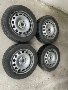 Pneu 205/55 R16 91H spolu s plechovými diskami KFZ 5x112 - 2