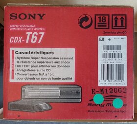 Sony CDX-T67 CD menič na 6 CD diskov (bez zásobníka) - 2