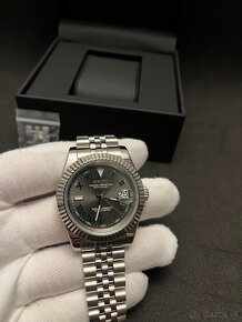 Seiko mod Datejust Wimbledon Grey - 2