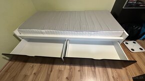 Ikea hemnes ram + rost + matrac - 2