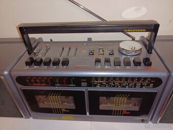 Grundig party center 2200, radiomagnetofon retro 2 kazeťák - 2