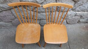 Drevené stoličky - 2ks - 2