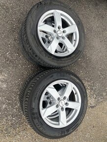 Alu disky Škoda 5x112 + zimné pneu - 2