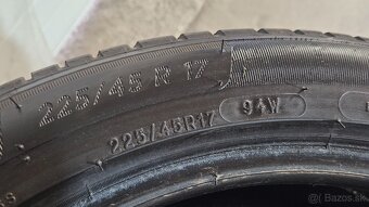 Letne pneumatiky 225/45 r17 michelin - 2