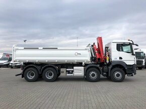 MAN TGS 35.470 (8x4), trojstranný sklápač s FASSI - 2