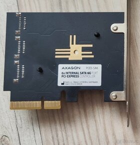 Axagon pcie- 6x sata redukcia - 2