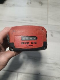 Hilti batéria B22 2.6 ah - 2