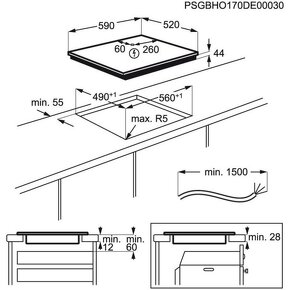 Indukčná varná doska - AEG-KB64413FB - 2